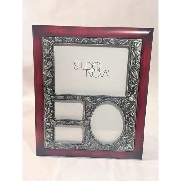 Classic Cherrywood Collage multi Photo frame Picture holder  -Studio Nova - Picture 2 of 8